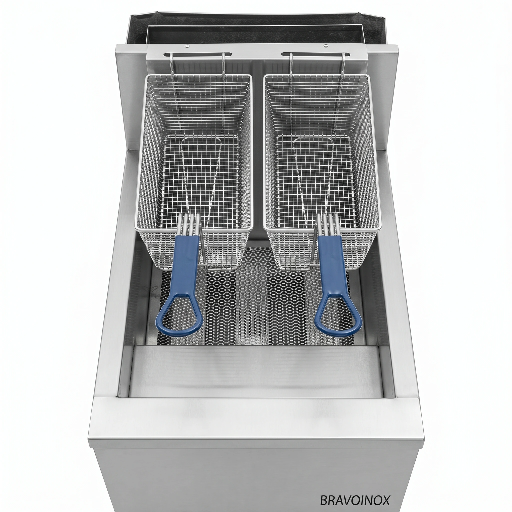 Freidora industrial 22 litros acero inoxidable Bravoinox