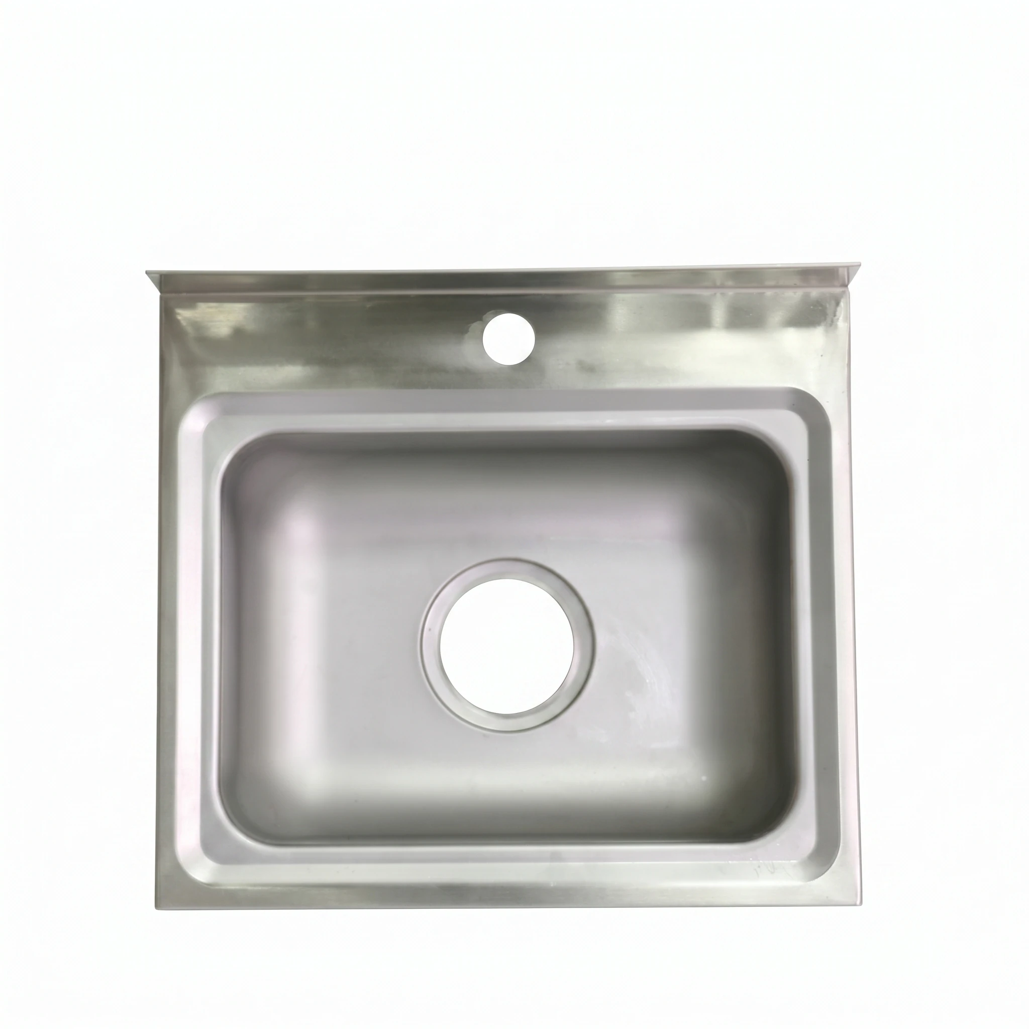 Cubierta lavamanos de acero inoxidable para cocina profesional Bravoinox