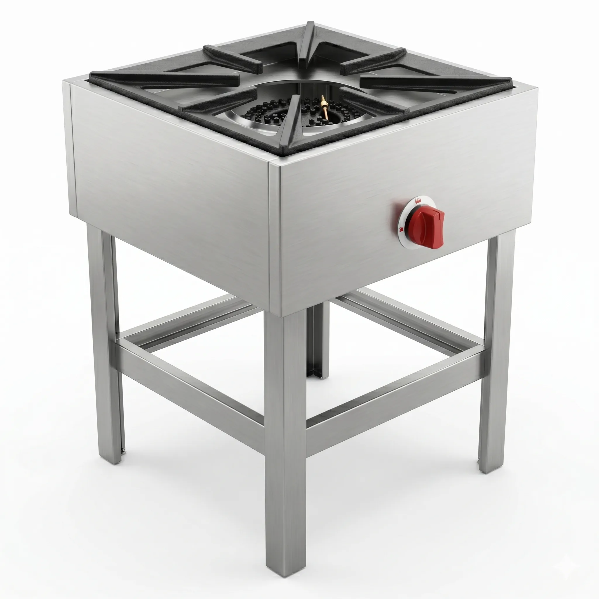 Anafe industrial 1 plato acero inoxidable Bravoinox