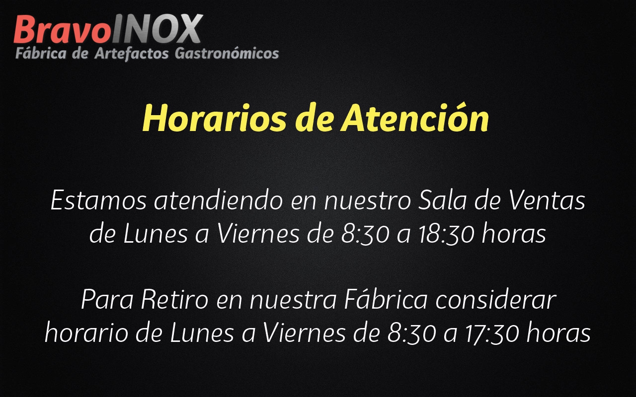 Horarios Bravo Inox